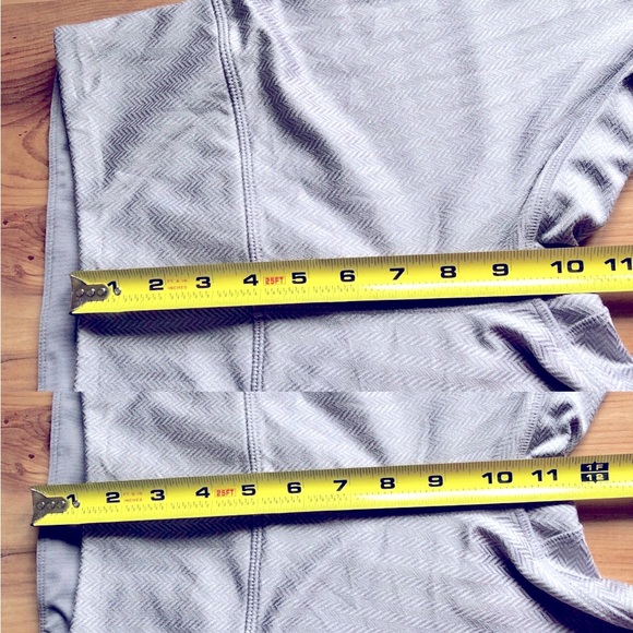 MONDETTA Leggings Tights Herringbone Print Medium Silver Gray Women’s - Picture 9 of 16